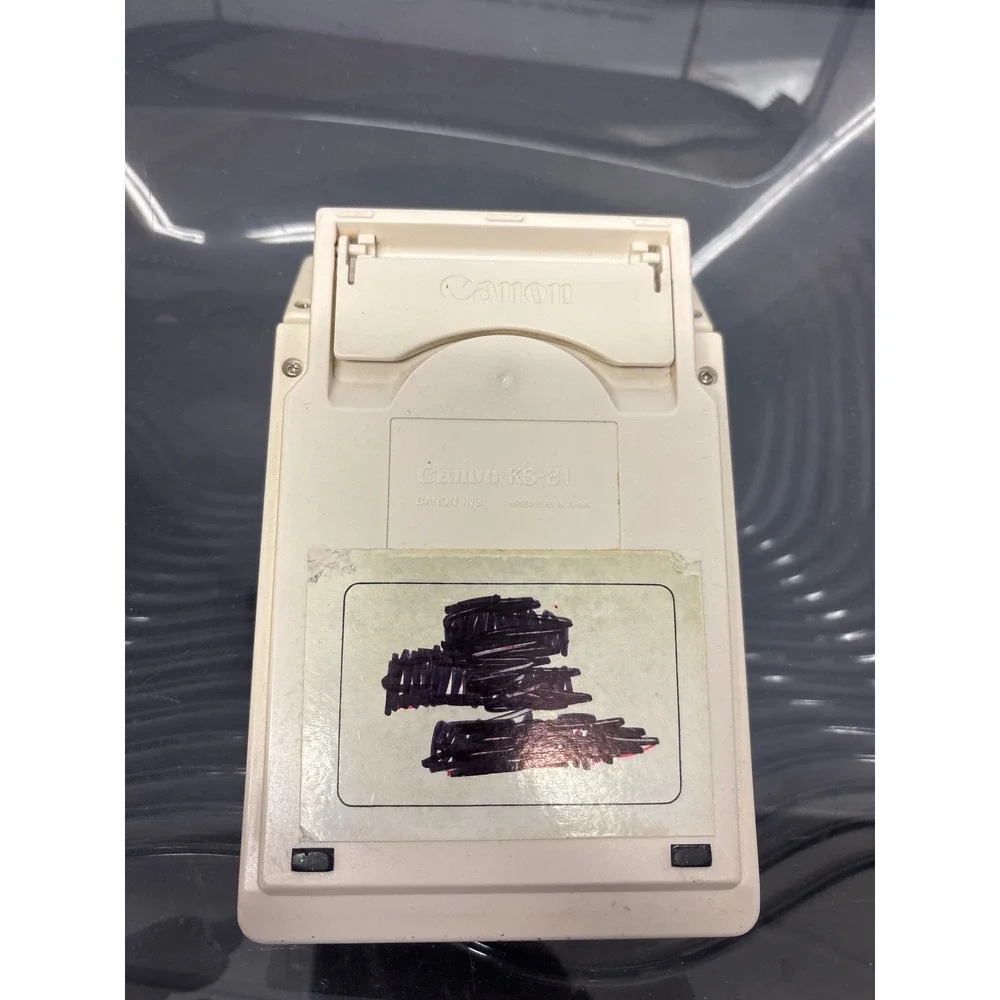 Canon KS-81‎ Electronic Calculator Vintage Cream Retro